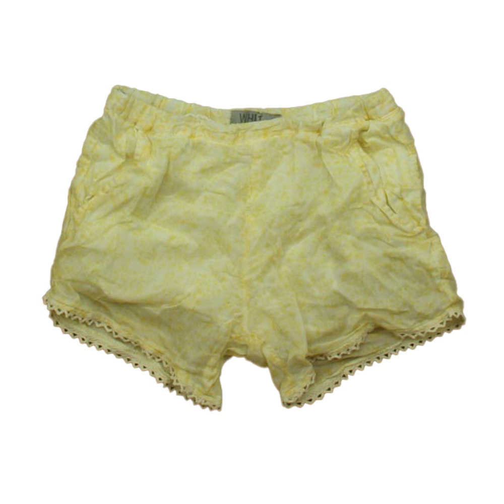 Wheat Girls Yellow Floral Shorts size: 4T
